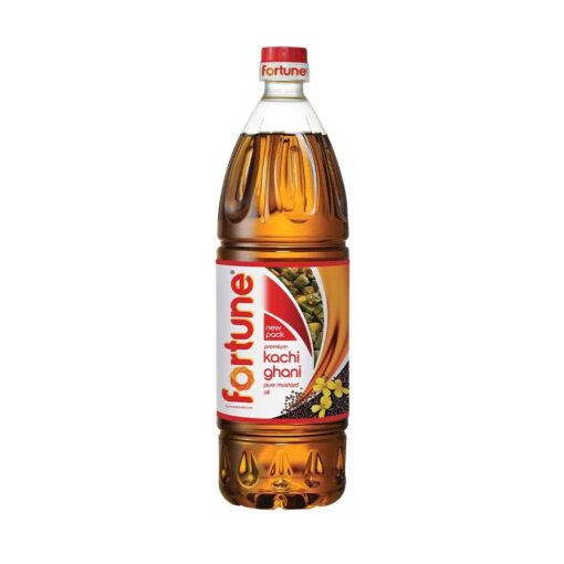 Fortune Fortune Premium Kachi Ghani Pure Mustard Oil, 500 ml Bottle - Image 2