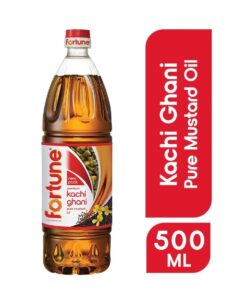 Fortune Fortune Premium Kachi Ghani Pure Mustard Oil, 500 ml Bottle