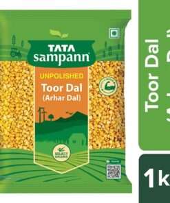 Tata Sampann Toor Dal/Arhar Dal - Rich In Protein, For Homemade Meals, 1 kg Pouch
