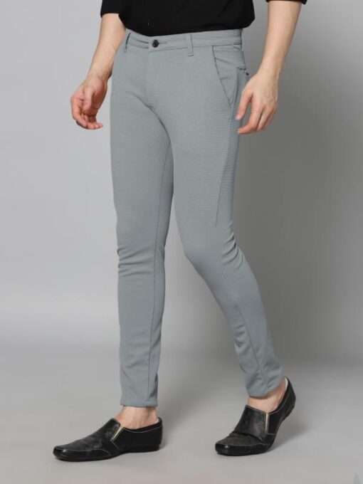 GS GRAND STITCH Mens Lycra Peanut fabric Trouser Pant