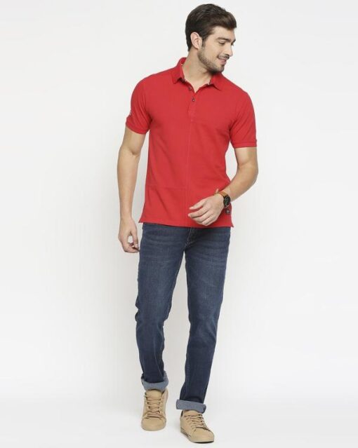 Lightly Washed Slim Fit Jeans - Image 4