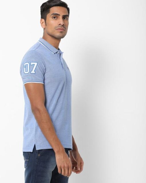 Polo T-shirt with Contrast Tipping - Image 2