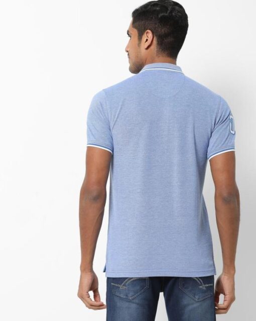 Polo T-shirt with Contrast Tipping - Image 3