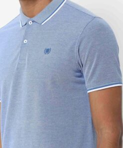 Polo T-shirt with Contrast Tipping
