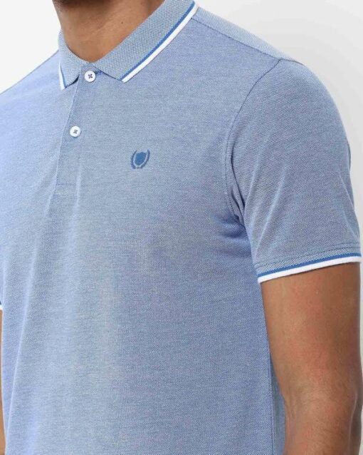 Polo T-shirt with Contrast Tipping