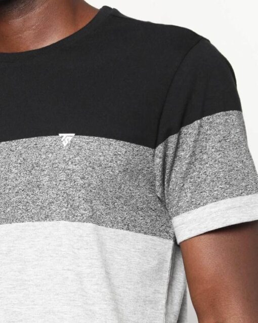 Striped Slim Fit Shirt with Cut-Away Collar - Image 4