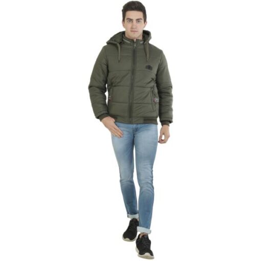 Xohy Men Nylon Long Sleeves Jacket - Image 4