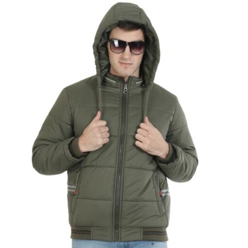 Xohy Men Nylon Long Sleeves Jacket - Image 6