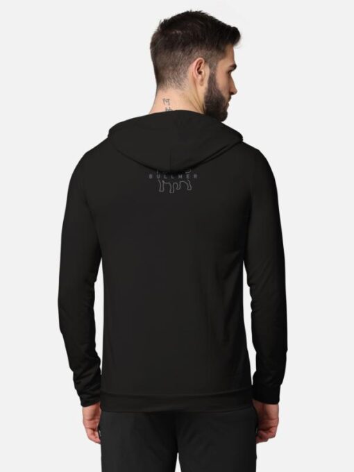 BULLMER Men Black Cotton Blend Printed Single Sweatshirts - Image 2