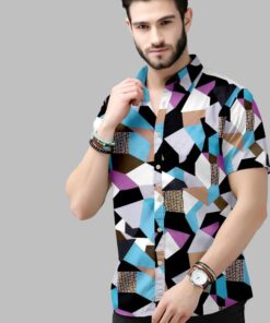 BULLMER Men Black Cotton Blend Printed Single Sweatshirts (Copy)