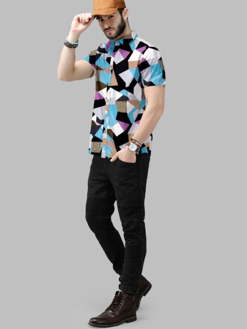 BULLMER Men Black Cotton Blend Printed Single Sweatshirts (Copy) - Image 4