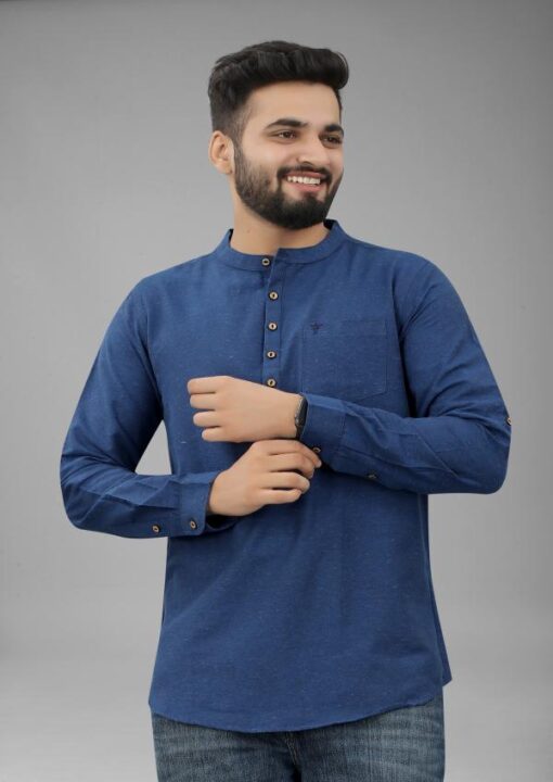 Short kurta with on sale jeans for mens