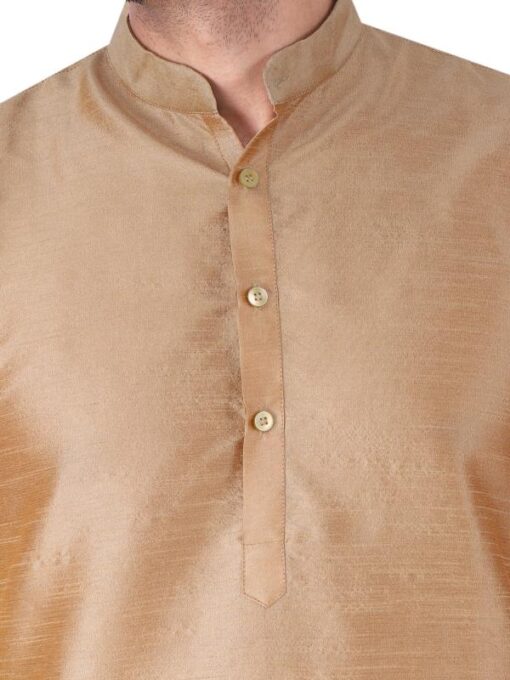 HUZUR Silk Kurta Pajama Set For Men l Ethnic Wear l Kurta Pyjama Set for men l Set - Image 5