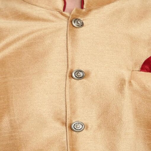 Huzur Silk Sherwani Set l Ethnic Wear l Sherwani Set for men l Set - Image 5