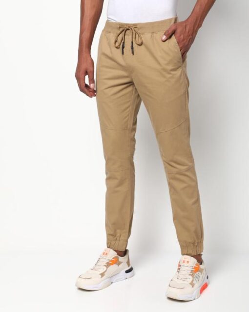 Relaxed Fit Joggers with Drawstring - Image 3
