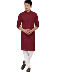 Krishna Boutique Present Men's Cotton Kurta With Pyjama