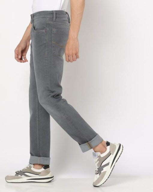 Mid-Wash Skinny Fit Jeans - Image 2
