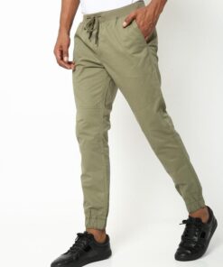 Relaxed Fit Joggers with Drawstring