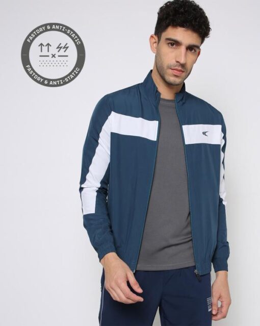 Colourblock Zip-Front Track Jacket - Image 6
