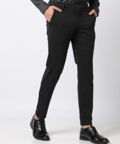 Flat-Front Slim Fit Trousers