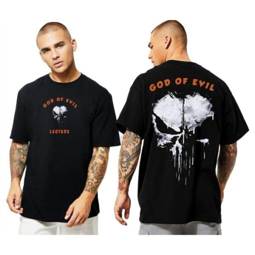 LEOTUDE Men's Oversized Cottonblend Half Sleeve T-Shirt