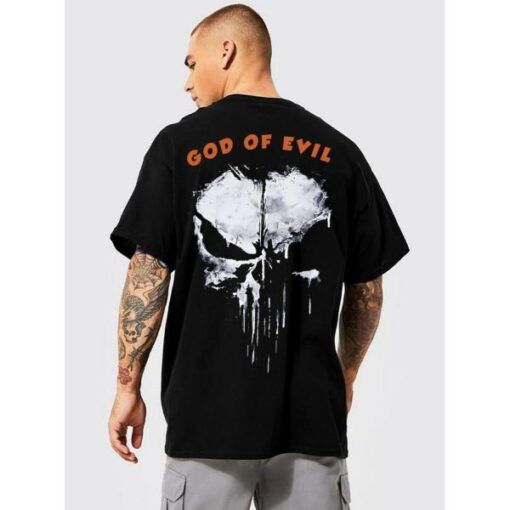 LEOTUDE Men's Oversized Cottonblend Half Sleeve T-Shirt - Image 2