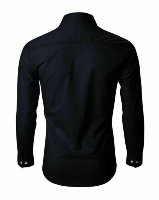 Life Roads Royal blue Pure Cotton Slim fit Casual shirt For Men - Image 3