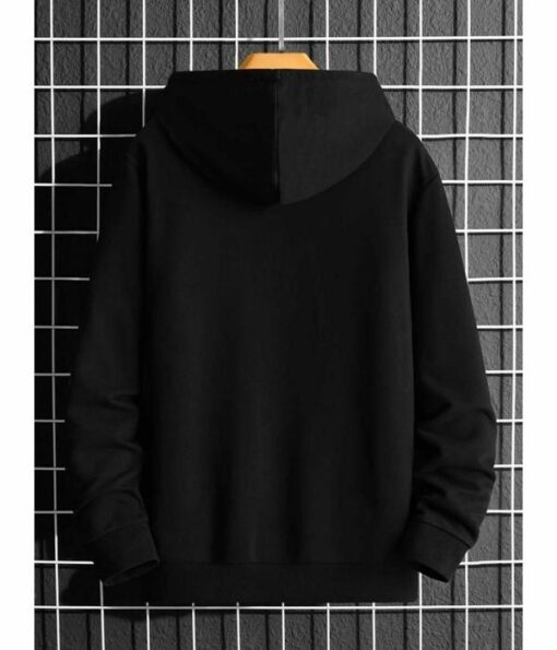 Smartees Black Full-length Sleeve Hooded Neck Hooded T-shirt - Image 2