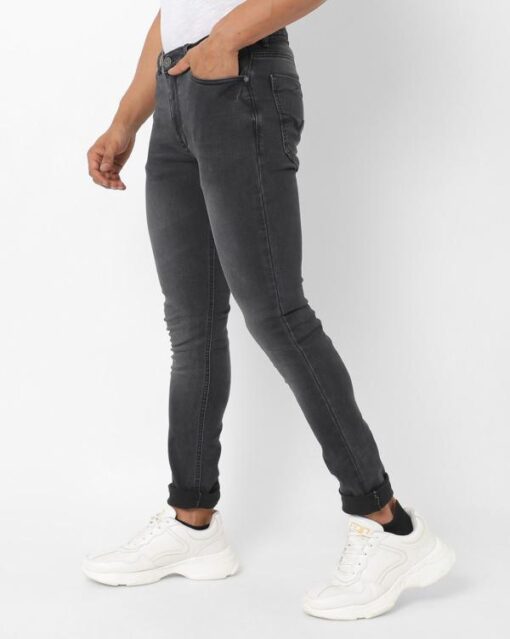 Washed Skinny Fit Jeans