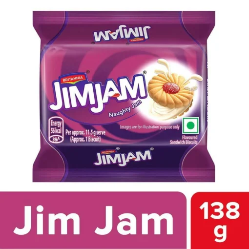 Britannia Jimjam Sandwich Biscuits 138 g - Image 8