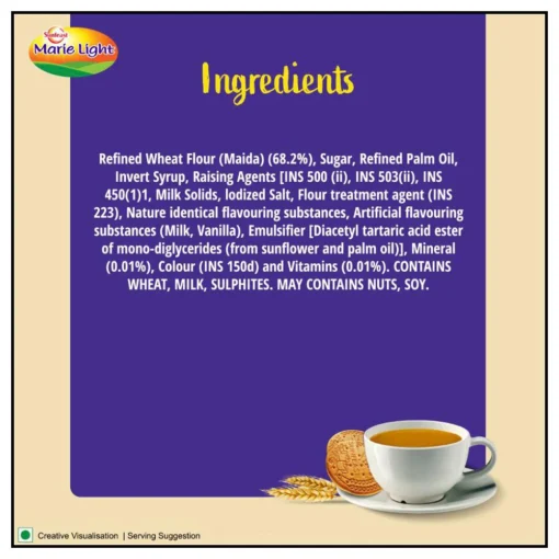 Sunfeast Active Marie Light Biscuits Family Pack 186 g - Image 6
