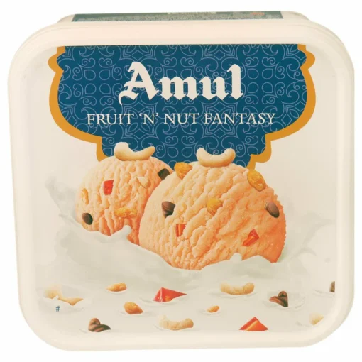 Amul Fruit 'N' Nut Fantasy Ice Cream 1 L (Tub) - Image 3