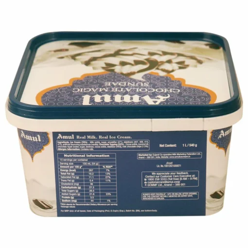 Amul Sundae Chocolate Magic Ice Cream 1 L (Tub) - Image 4