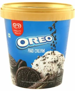 Kwality Wall's Oreo And Cream Ice Cream 700 ml (Tub)